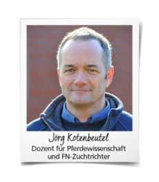 Jörg Kotenbeutel spricht im Webinar über die Beurteilung von Fohlen. Foto: Björn Schroeder