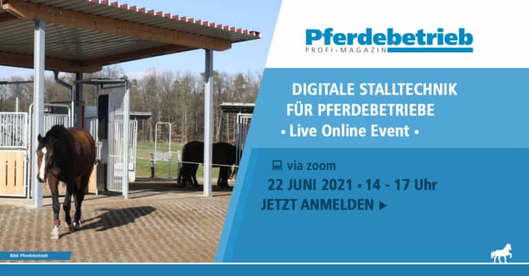 Live-Online-Event: Digitale Stalltechnik für Pferdebetriebe