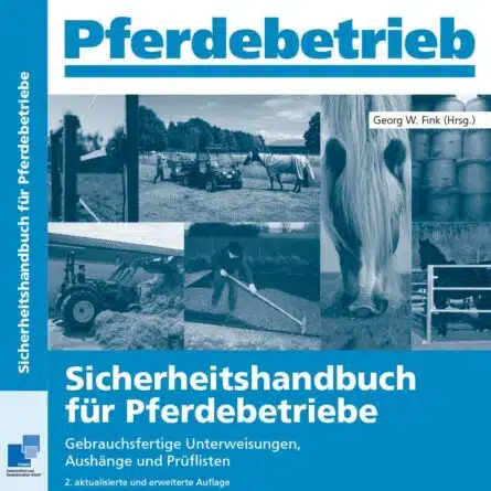 Cover des Sicherheitsbuches für Pferdebetriebe