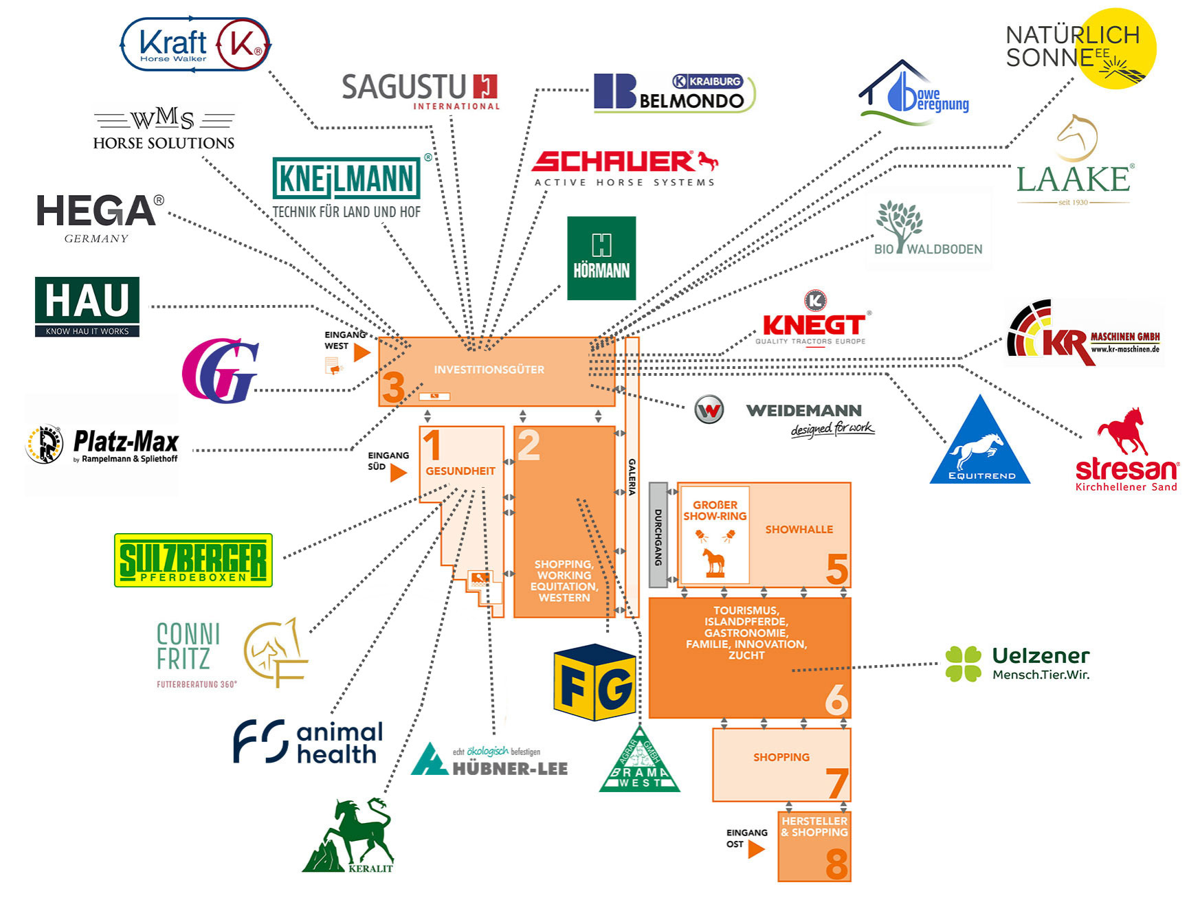Hallenplan Equitana 2025