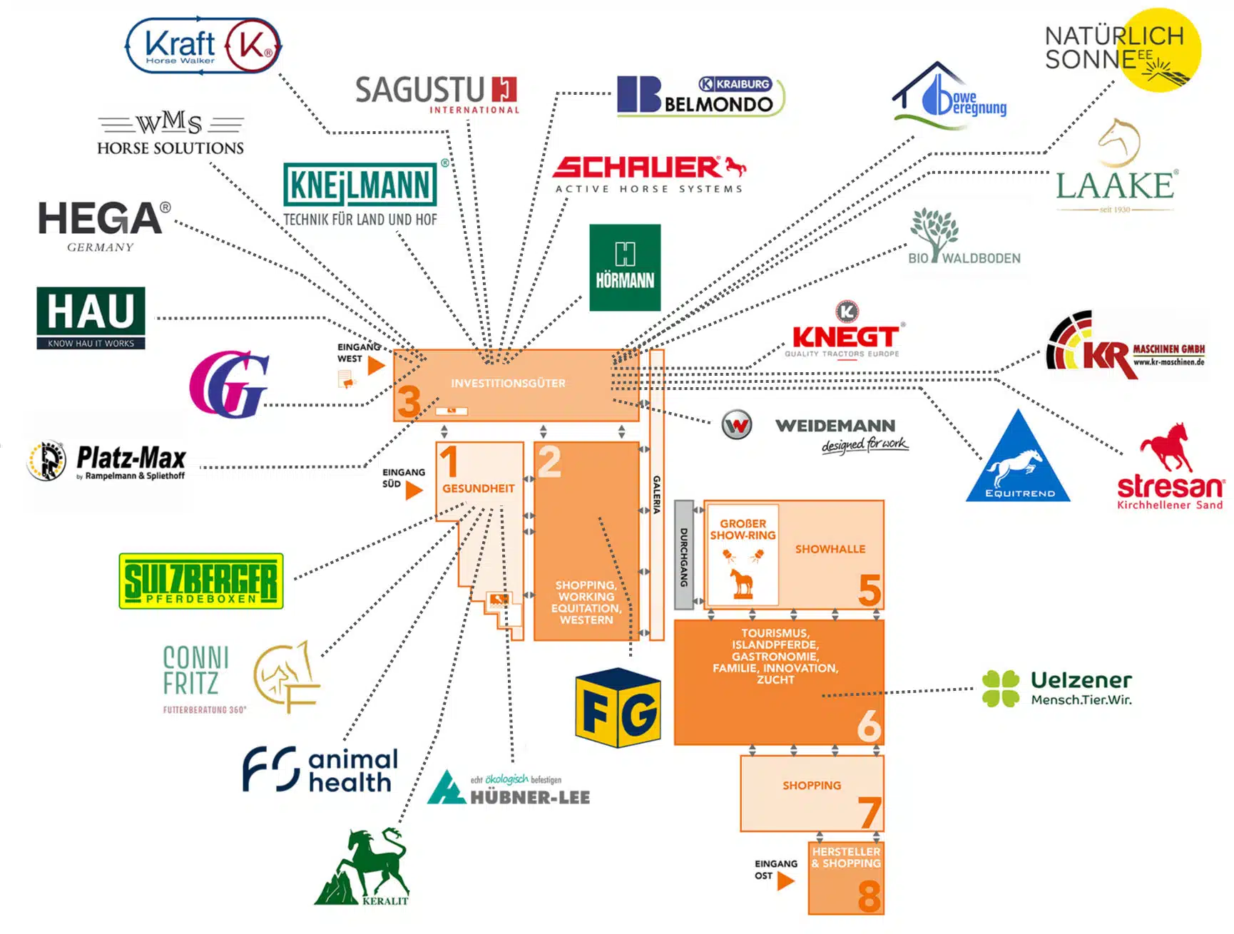 Hallenplan Equitana 2025